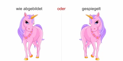 Aufkleber Niedliches Einhorn