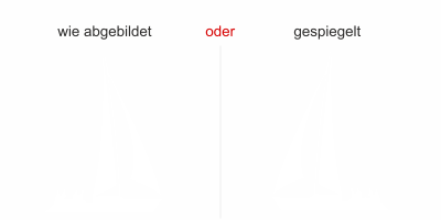 Aufkleber Heckscheibe Segelboot