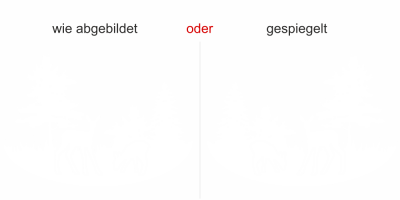 Caravanaufkleber Rehe