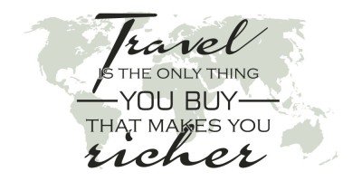 Wohnwagenaufkleber Spruch Travel