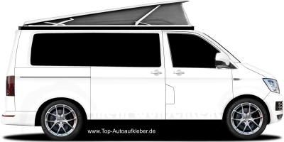 Aufkleber Wunschtext 19 | Set für beide Fahrzeugseiten