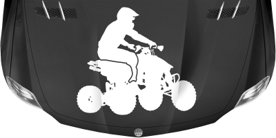 Aufkleber Quad Motorhaube