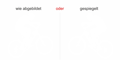 Auto Heckscheiben Aufkleber MTB