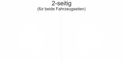 Auto Aufkleber Farbspritzer | Set für beide Fahrzeugseiten