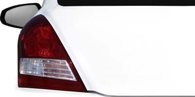 Lustiger Babyaufkleber fürs Auto