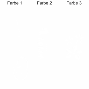 Autoaufkleber Buntes Rankenornament - Ansicht Farbauswahl