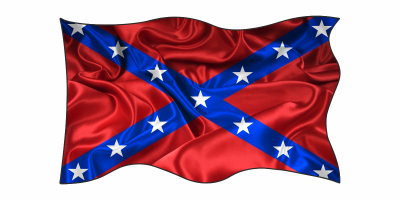 Autoaufkleber Flagge der Konföderation