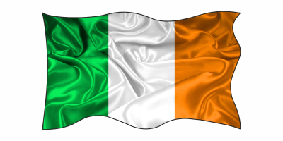 Autoaufkleber Flagge von Irland