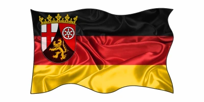 Autoaufkleber Flagge von Rheinland-Pfalz