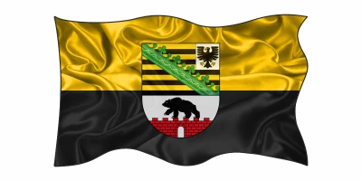 Autoaufkleber Flagge von Sachsen-Anhalt