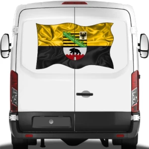 Autoaufkleber Flagge von Sachsen-Anhalt