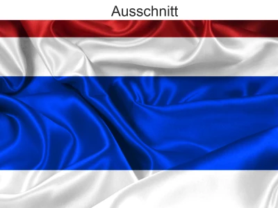 Autoaufkleber Flagge von Thailand - Ansicht Ausschnitt