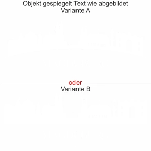 - Ansicht Ausrichtung mit Farbauswahl und Variante