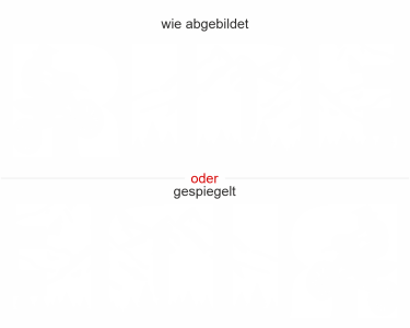 Autoaufkleber Motocross - Ansicht Ausrichtung und Farbauswahl