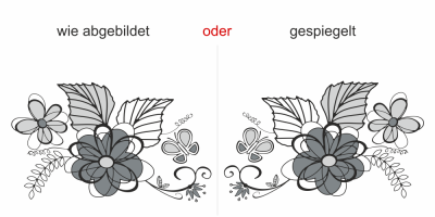 Autoaufkleber Motorhaube Frühlingsblumen