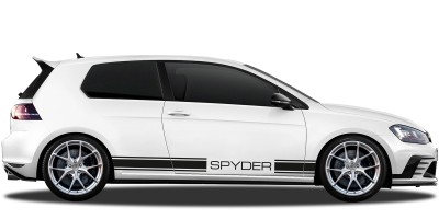 Autoaufkleber VW Racingstreifen mit eigenem Text