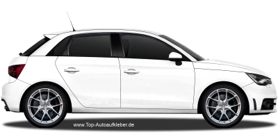 Autoaufkleber Skyline Baden-Württembergauf hellem PKW - Ansicht Farbauswahl