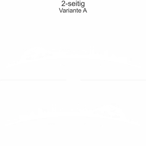 Autoaufkleber Skyline Baden-Württemberg - zweiseitig für beide Fahrzeugseiten und Farbauswahl - Variante A