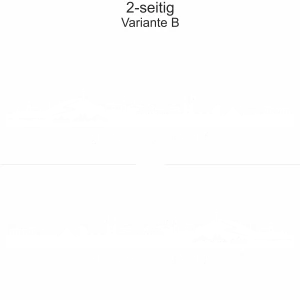 Autoaufkleber Skyline Baden-Württemberg - zweiseitig für beide Fahrzeugseiten und Farbauswahl - Variante B