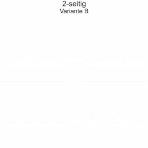 - zweiseitig für beide Fahrzeugseiten und Farbauswahl - Variante B
