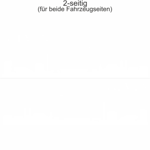 Autoaufkleber Skyline Bremen | Set für beide Fahrzeugseiten