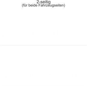 Autoaufkleber Skyline Dortmund | Set für beide Fahrzeugseiten