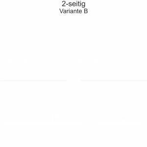 Autoaufkleber Skyline Hessen - zweiseitig für beide Fahrzeugseiten und Farbauswahl - Variante B
