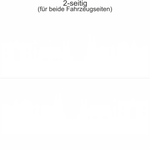 Autoaufkleber Skyline Magdeburg | Set für beide Fahrzeugseiten