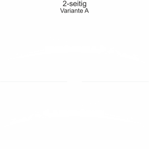 Autoaufkleber Skyline Mecklenburg-Vorpommern | Set - zweiseitig für beide Fahrzeugseiten und Farbauswahl - Variante A