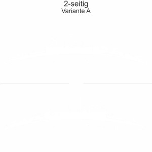 Autoaufkleber Skyline Mecklenburg-Vorpommern - zweiseitig für beide Fahrzeugseiten und Farbauswahl - Variante A