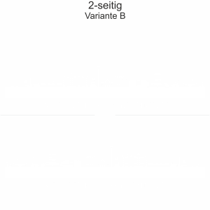 Autoaufkleber Skyline Mecklenburg-Vorpommern | Set - zweiseitig für beide Fahrzeugseiten und Farbauswahl - Variante B