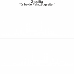 Autoaufkleber Skyline München | Set für beide Fahrzeugseiten