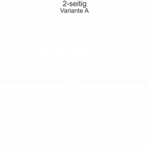 Autoaufkleber Skyline Niedersachsen - zweiseitig für beide Fahrzeugseiten und Farbauswahl - Variante A