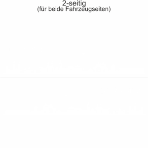 Autoaufkleber Skyline Nürnberg | Set für beide Fahrzeugseiten