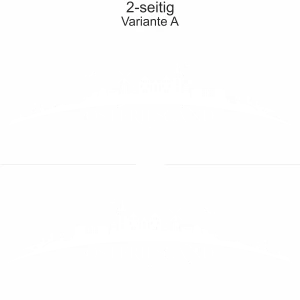 Autoaufkleber Skyline Ostfriesland - zweiseitig für beide Fahrzeugseiten und Farbauswahl - Variante A