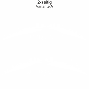 Autoaufkleber Skyline Ruhrgebiet | Set für beide Fahrzeugseiten - zweiseitig für beide Fahrzeugseiten und Farbauswahl - Variante A