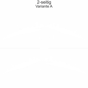 Autoaufkleber Skyline Ruhrgebiet - zweiseitig für beide Fahrzeugseiten und Farbauswahl - Variante A
