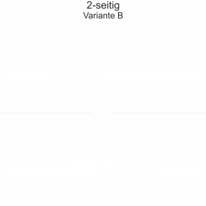 Autoaufkleber Skyline Ruhrgebiet | Set für beide Fahrzeugseiten - zweiseitig für beide Fahrzeugseiten und Farbauswahl - Variante B
