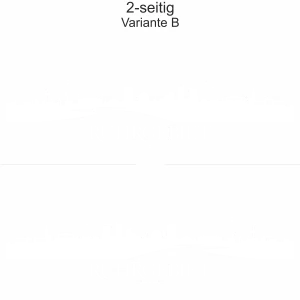Autoaufkleber Skyline Ruhrgebiet - zweiseitig für beide Fahrzeugseiten und Farbauswahl - Variante B