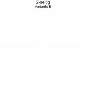 Autoaufkleber Skyline Saarland | Set - zweiseitig für beide Fahrzeugseiten und Farbauswahl - Variante B