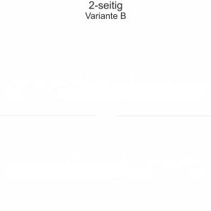 Autoaufkleber Skyline Saarland - zweiseitig für beide Fahrzeugseiten und Farbauswahl - Variante B