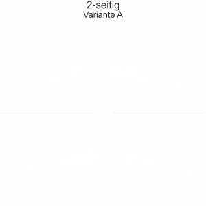 Autoaufkleber Skyline Saarland | Set - zweiseitig für beide Fahrzeugseiten und Farbauswahl - Variante A