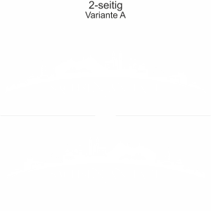 Autoaufkleber Skyline Sachsen-Anhalt | Set - zweiseitig für beide Fahrzeugseiten und Farbauswahl - Variante A
