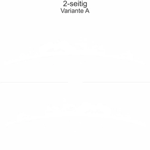 Autoaufkleber Skyline Sachsen-Anhalt - zweiseitig für beide Fahrzeugseiten und Farbauswahl - Variante A