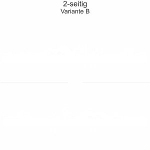 Autoaufkleber Skyline Sachsen-Anhalt - zweiseitig für beide Fahrzeugseiten und Farbauswahl - Variante B