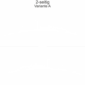Autoaufkleber Skyline Sachsen | Set - zweiseitig für beide Fahrzeugseiten und Farbauswahl - Variante A