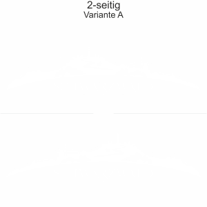 Autoaufkleber Skyline Schwarzwald | Set - zweiseitig für beide Fahrzeugseiten und Farbauswahl - Variante A