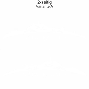 Autoaufkleber Skyline Schwarzwald - zweiseitig für beide Fahrzeugseiten und Farbauswahl - Variante A