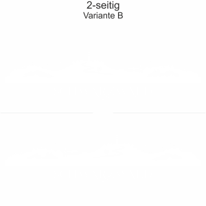 Autoaufkleber Skyline Schwarzwald | Set - zweiseitig für beide Fahrzeugseiten und Farbauswahl - Variante B