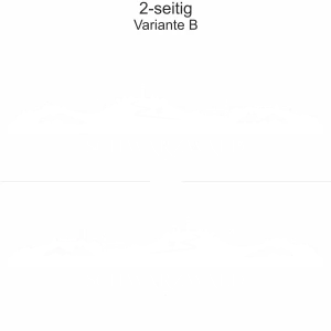 Autoaufkleber Skyline Schwarzwald - zweiseitig für beide Fahrzeugseiten und Farbauswahl - Variante B